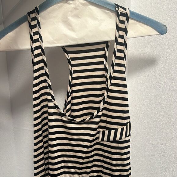 REISS Black and White Striped Tank - Like New - Great Condition - Picture 2 of 6